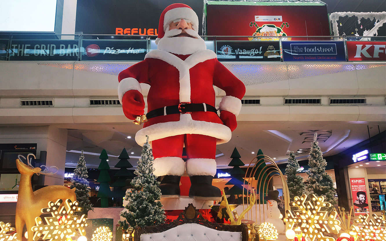 Christmas Celebration at Delhi Airport