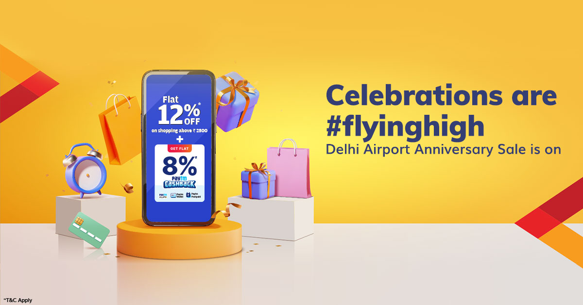 Grab Amazing Discounts at Delhi Airport Retail Stores on DIAL's 16th Anniversary