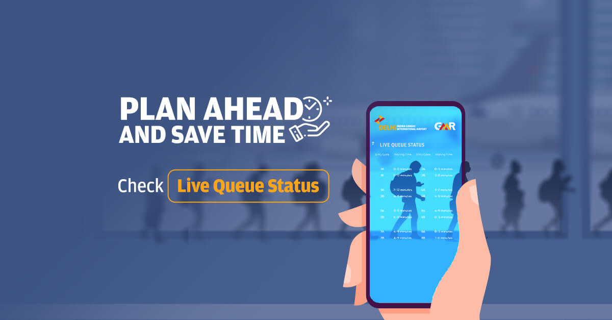 Delhi Airport Launches Live Queue Status Tracker for Smart Travel