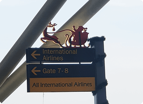 International Airlines and Gold Utsav Gate 7 & 8 - Delhi Airport